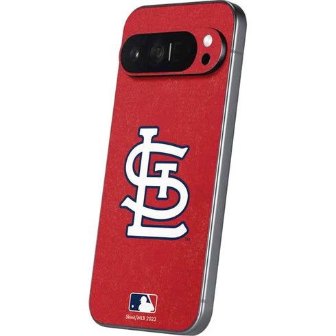 MLB St. Louis Cardinals - Solid Distressed Pixel 9 Pro XL Skin
